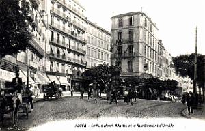 Alger - Rue Henri Martin et Rue Dumont-D'Urville
